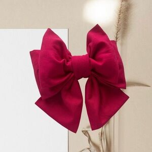 Chic Red Hair Bow